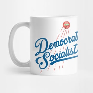 Democratic Socialists Baseball Style White Mug